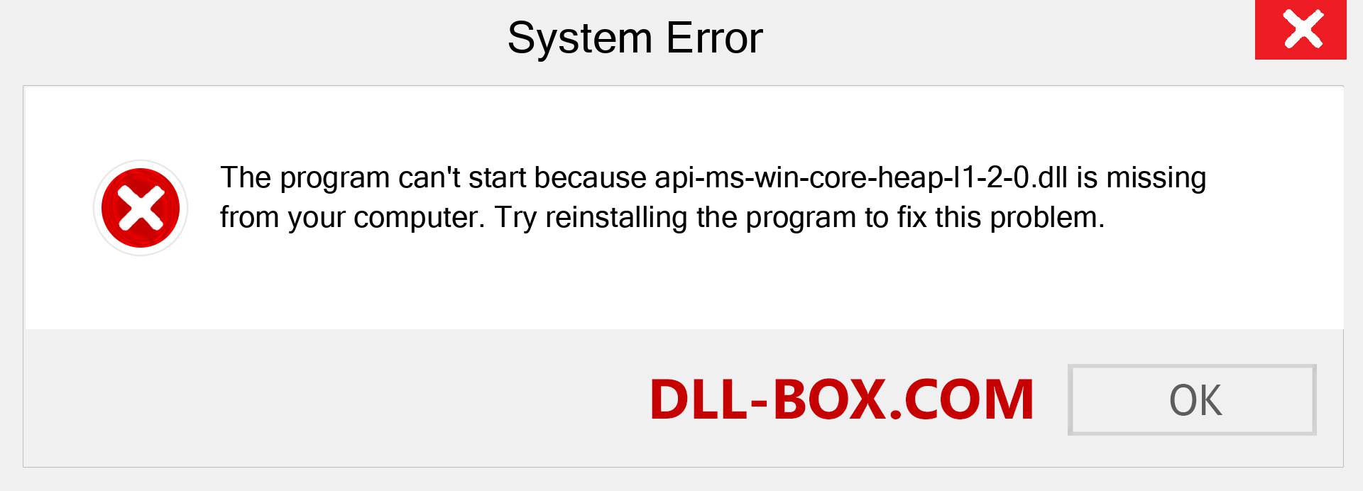  api-ms-win-core-heap-l1-2-0.dll file is missing?. Download for Windows 7, 8, 10 - Fix  api-ms-win-core-heap-l1-2-0 dll Missing Error on Windows, photos, images